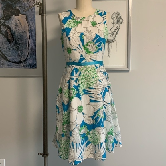Caribbean Joe Dresses & Skirts - Caribbean Joe Tropical Floral Dress